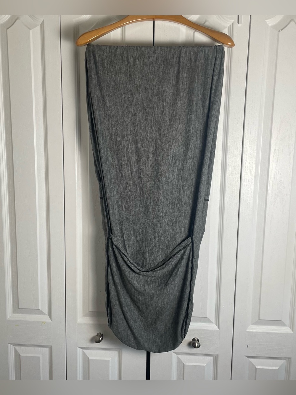 Hug Sleep Pod Hooded Swaddle Wearable Blanket Comfort Anxiety Adult S Gray Relax - Picture 3 of 10